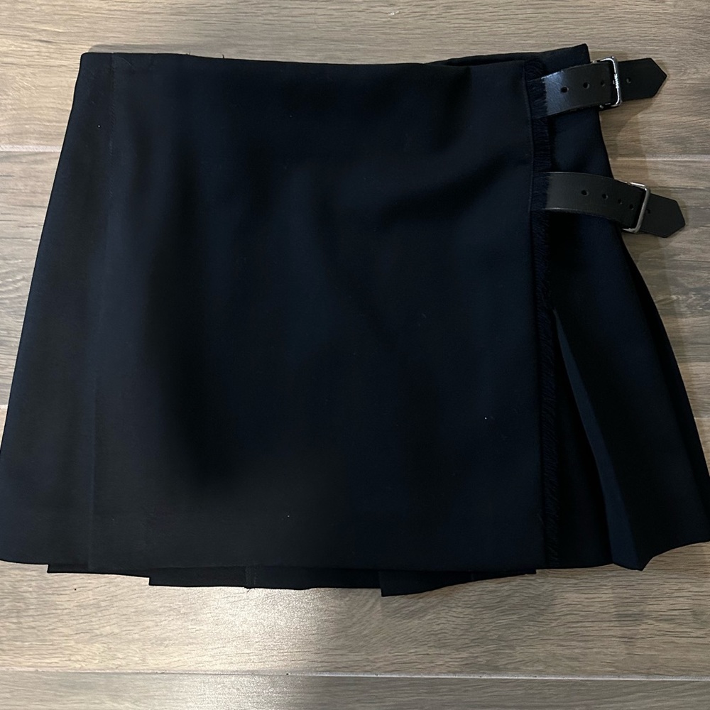 Burberry Wool Black Skirt
